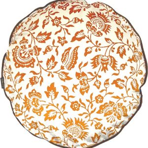 Cuscino Rotondo Velluto Arancio - Vanilla Fly - immagine 2