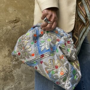 Pochette In Tessuto Laminato Multicolor  Limited Edition - Le Daf - immagine 4