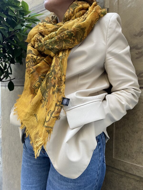 Foulard Fantasia Gialla - In Bamboo